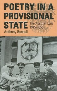 Book Cover for Poetry in a Provisional State by Anthony Bushell