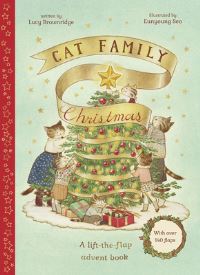 Book Cover for Cat Family Christmas by Lucy Brownridge
