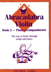 Book Cover for Abracadabra Violin. Book 2 Piano Accompaniments by James Alexander