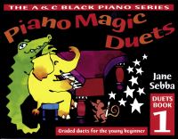 Book Cover for Piano Magic Duets Book 1 by Jane Sebba