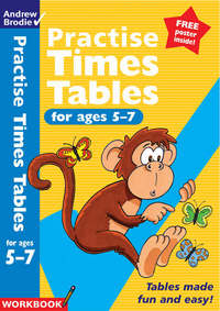 Book Cover for Practise Times Tables by Andrew Brodie