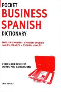Book Cover for Pocket Business Spanish Dictionary by Bloomsbury Publishing