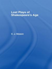 Book Cover for Lost Plays of Shakespeare's Age by Charles Jasper Sisson