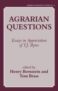 Book Cover for Agrarian Questions by Henry Bernstein, Tom Brass