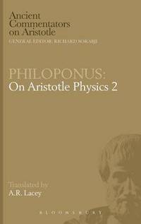 Book Cover for Philoponus by A R Lacey
