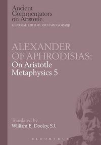 Book Cover for On Aristotle Metaphysics 5 by Alexander
