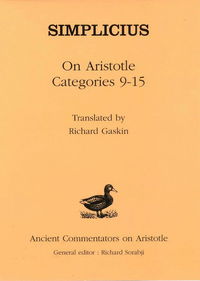 Book Cover for On Aristotle, Categories 9-15 by Simplicius, Richard Gaskin