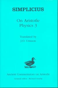 Book Cover for Simplicius on Aristotle Physics 3 by Simplicius, Barrie Fleet, Peter Lautner