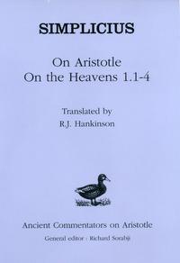 Book Cover for On Aristotle's On the Heavens 1-14 by Simplicius, J Hankinson