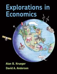 Book Cover for Explorations in Economics by Alan Krueger, Anderson David