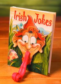 Book Cover for Irish Jokes Book by Tony Potter