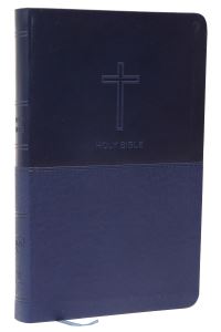 Book Cover for NKJV, Value Thinline Bible, Blue Leathersoft, Red Letter, Comfort Print by Thomas Nelson
