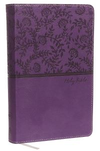 Book Cover for NKJV, Deluxe Gift Bible, Leathersoft, Purple, Red Letter, Comfort Print by Thomas Nelson