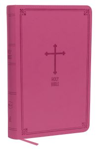 Book Cover for NKJV, Deluxe Gift Bible, Leathersoft, Pink, Red Letter, Comfort Print by Thomas Nelson