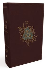 Book Cover for NKJV, Thinline Bible, Leathersoft, Burgundy, Red Letter, Comfort Print by Thomas Nelson