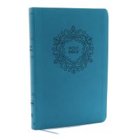 Book Cover for NKJV, Value Thinline Bible, Large Print, Turquoise Leathersoft, Red Letter, Comfort Print by Thomas Nelson