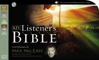 Book Cover for KJV, Listener's Audio Bible, Audio CD by Thomas Nelson
