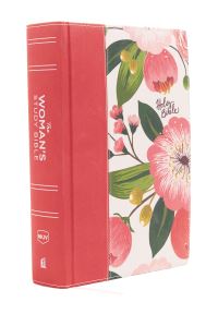Book Cover for NKJV, The Woman's Study Bible, Cloth Over Board, Pink Floral, Red Letter, Full-Color Edition by Thomas Nelson
