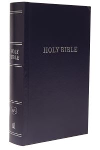 Book Cover for KJV, Pew Bible, Large Print, Hardcover, Blue, Red Letter, Comfort Print by Thomas Nelson