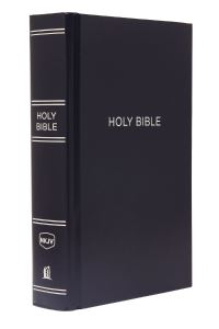 Book Cover for NKJV, Pew Bible, Large Print, Hardcover, Blue, Red Letter, Comfort Print by Thomas Nelson