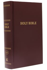 Book Cover for KJV, Pew Bible, Hardcover, Burgundy, Red Letter, Comfort Print by Thomas Nelson