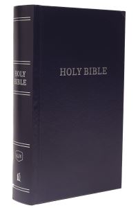 Book Cover for KJV, Pew Bible, Hardcover, Blue, Red Letter, Comfort Print by Thomas Nelson
