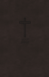 Book Cover for KJV, Value Thinline Bible, Leathersoft, Black, Red Letter Edition, Comfort Print by Thomas Nelson
