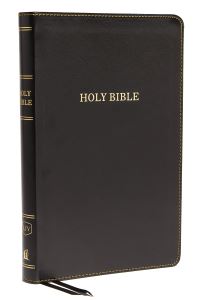 Book Cover for KJV Holy Bible: Thinline, Black Leathersoft, Red Letter, Comfort Print: King James Version by Thomas Nelson