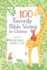 Book Cover for 100 Favorite Bible Verses for Children by Jean Fischer