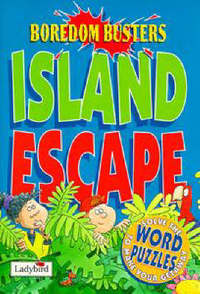 Book Cover for Word Puzzle. Island Escape by Judy Brown