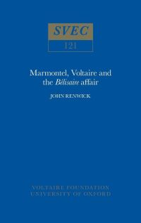 Book Cover for Marmontel, Voltaire and the 'Bélisaire' Affair by John Renwick