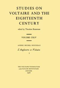 Book Cover for L'Angleterre Et Voltaire by AndréMichel Rousseau