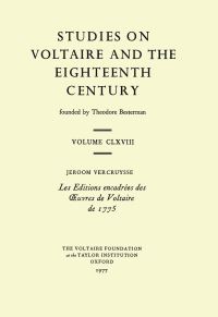 Book Cover for Les Editions Encadrées Des Oeuvres De Voltaire De 1775 by Jeroom Vercruysse