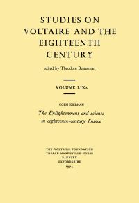 Book Cover for The Enlightenment and Science in Eighteenth-Century France by Colm Kiernan