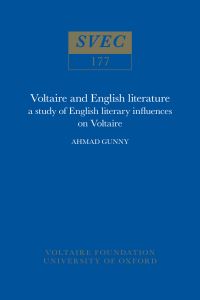 Book Cover for Voltaire and English Literature by Ahmad Gunny