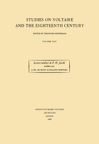 Book Cover for Les Années De Formation De F. H. Jacobi by J Th de Booy, Roland Mortier