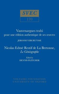 Book Cover for Vauvenargues Trahi by Jeroom Vercruysse, Dennis Fletcher
