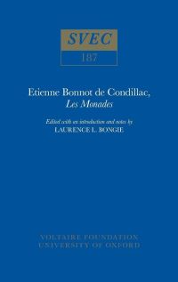 Book Cover for Les Monades by Etienne Bonnot de Condillac, Laurence L Bongie