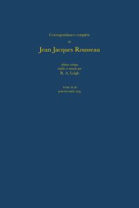 Book Cover for Correspondance Complète De Jean Jacques Rousseau. T.43 Janvier-Août 1779 by JeanJacques Rousseau, R A Leigh