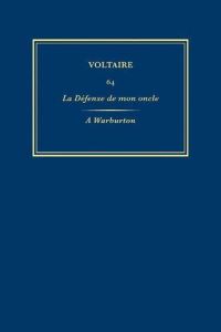 Book Cover for La Défense De Mon Oncle by Voltaire, JoséMichel Moureaux, Voltaire Foundation