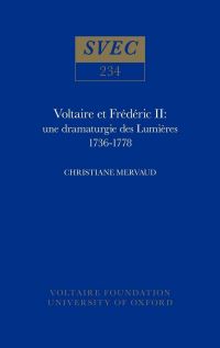 Book Cover for Voltaire Et Frédéric II by Christiane Mervaud, Voltaire Foundation