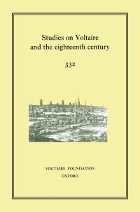 Book Cover for Studies on Voltaire and the Eighteenth Century. 332 by Haydn Trevor Mason, Voltaire Foundation