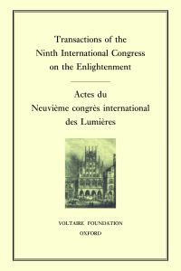 Book Cover for Transactions of the Ninth International Congress on the Enlightenment by Anthony Strugnell