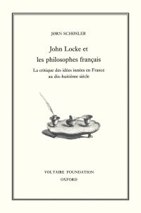Book Cover for John Locke Et Les Philosophes Français by Jørn Schøsler, Voltaire Foundation