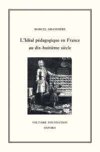 Book Cover for L'Idéal Pédagogique En France Au XVIIIe Siècle by Marcel Grandière