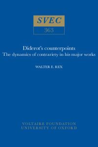 Book Cover for Diderot's Counterpoints by Walter E Rex, Voltaire Foundation