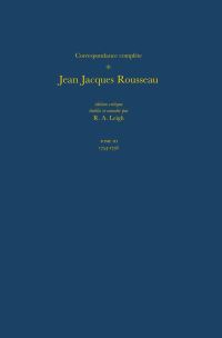 Book Cover for Correspondance Complète De Rousseau: 3 by JeanJacques Rousseau