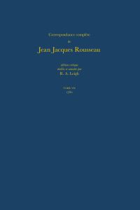Book Cover for Correspondance Complète De Rousseau 7 by JeanJacques Rousseau