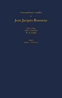 Book Cover for Correspondance Complète De Rousseau 10 by JeanJacques Rousseau