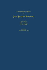 Book Cover for Correspondance Complète De Rousseau 23 by JeanJacques Rousseau